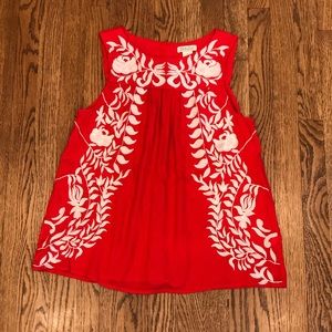 Lucky brand embroidered top